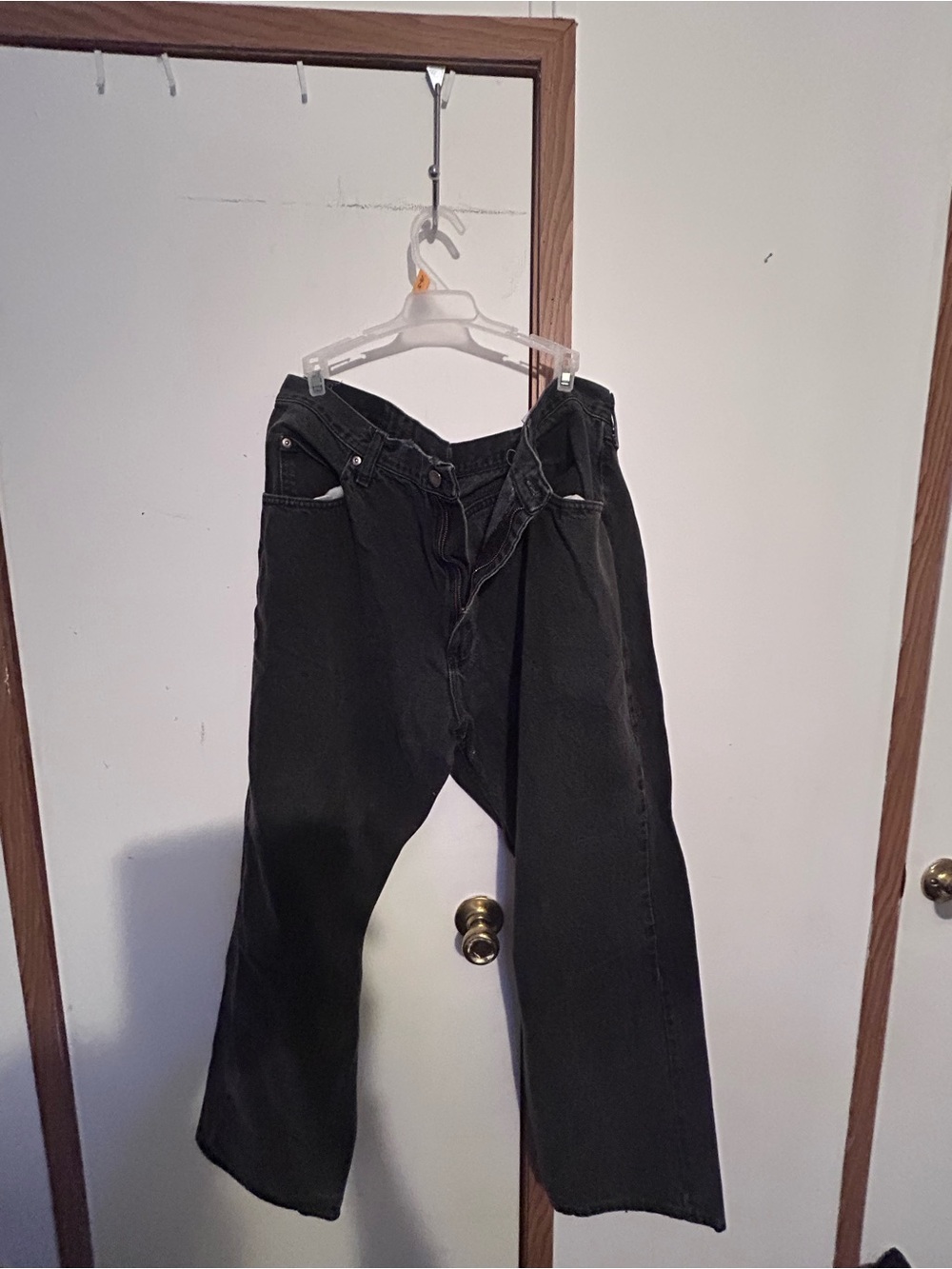 Men's Black Relaxed Fit Jeans